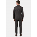 DeepSEA Slim Fit Kesim Çift Düğme Çift Yırtmaç 2 Li Takım Elbise 2601812