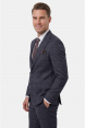 DeepSEA Slim Fit Kesim Çift Düğme Çift Yırtmaç 2 Li Takım Elbise 2601812