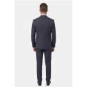 DeepSEA Slim Fit Kesim Çift Düğme Çift Yırtmaç 2 Li Takım Elbise 2601812