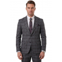 DeepSEA Slim Fit Kesim Çift Düğme Çift Yırtmaç 2 Li Takım Elbise 2601812