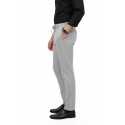 DeepSEA Erkek Likralı Gofre Kumaş Beli Lastikli İpli Slim Fit Günlük Pantolon 2600572