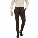 DeepSEA Erkek Likralı Gofre Kumaş Beli Lastikli İpli Slim Fit Günlük Pantolon 2600572