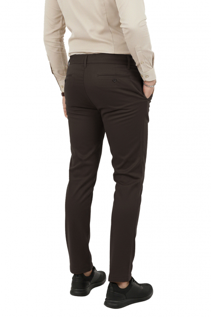DeepSEA Erkek Likralı Gofre Kumaş Beli Lastikli İpli Slim Fit Günlük Pantolon 2600572