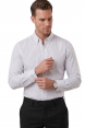 DeepSEA Slim Fit Likralı Kolay Ütülenebilir Gizli Düğmeli Erkek Gömlek 2602001