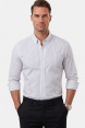 DeepSEA Slim Fit Likralı Kolay Ütülenebilir Gizli Düğmeli Erkek Gömlek 2602001