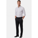 DeepSEA Slim Fit Likralı Kolay Ütülenebilir Gizli Düğmeli Erkek Gömlek 2602001