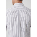 DeepSEA Slim Fit Likralı Kolay Ütülenebilir Gizli Düğmeli Erkek Gömlek 2602001