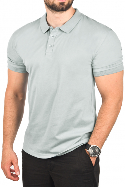 DeepSEA Slim Fit Nefes Alan Pamuklu Polo Yaka Tişört Dar Kesim Örme Kumaş Tişört 2501207