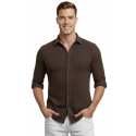 DeepSEA Slim Fit Erkek Gömlek Kolay Ütülenen Nefes Alan Kumaş, Dört Mevsim Şıklık 2602604