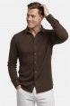 DeepSEA Slim Fit Erkek Gömlek Kolay Ütülenen Nefes Alan Kumaş, Dört Mevsim Şıklık 2602604