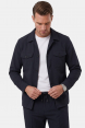 DeepSEA Kare Desenli Slim Fit Erkek Takım Elbise – Çift Düğme Çift Yırtmaç 2’li Takım 2604007