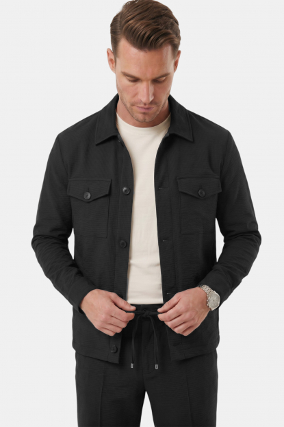 DeepSEA Kare Desenli Slim Fit Erkek Takım Elbise – Çift Düğme Çift Yırtmaç 2’li Takım 2604007