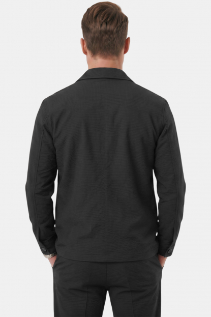 DeepSEA Kare Desenli Slim Fit Erkek Takım Elbise – Çift Düğme Çift Yırtmaç 2’li Takım 2604007
