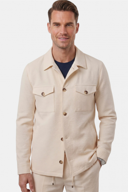 DeepSEA Kare Desenli Slim Fit Erkek Takım Elbise – Çift Düğme Çift Yırtmaç 2’li Takım 2604007