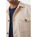 DeepSEA Kare Desenli Slim Fit Erkek Takım Elbise – Çift Düğme Çift Yırtmaç 2’li Takım 2604007