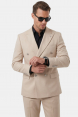DeepSEA Slim Fit Gofre Dokulu Yazlık Spor Takım Elbise – Yarım Astarlı Likralı 2’li Kombin 2600820
