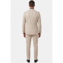 DeepSEA Slim Fit Gofre Dokulu Yazlık Spor Takım Elbise – Yarım Astarlı Likralı 2’li Kombin 2600820