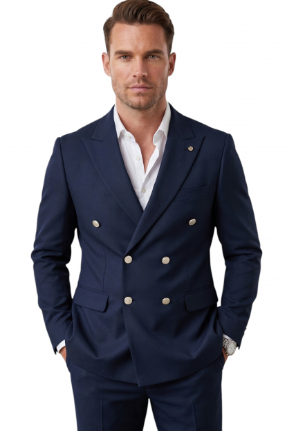 DeepSEA Slim Fit Gofre Dokulu Yazlık Spor Takım Elbise – Yarım Astarlı Likralı 2’li Kombin 2600820