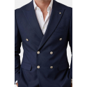 DeepSEA Slim Fit Gofre Dokulu Yazlık Spor Takım Elbise – Yarım Astarlı Likralı 2’li Kombin 2600820