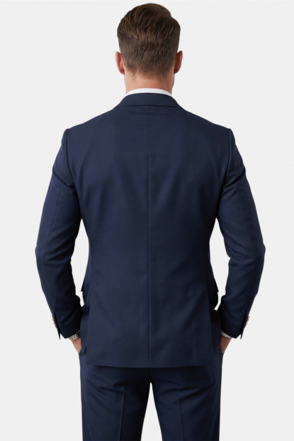 DeepSEA Slim Fit Gofre Dokulu Yazlık Spor Takım Elbise – Yarım Astarlı Likralı 2’li Kombin 2600820