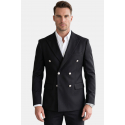 DeepSEA Slim Fit Gofre Dokulu Yazlık Spor Takım Elbise – Yarım Astarlı Likralı 2’li Kombin 2600820