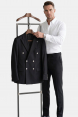 DeepSEA Slim Fit Gofre Dokulu Yazlık Spor Takım Elbise – Yarım Astarlı Likralı 2’li Kombin 2600820