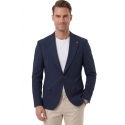 DeepSEA Dokulu Desenli İtalyan Kesim Blazer Ceket – Slim Fit Çift Düğme Ceket 2600776