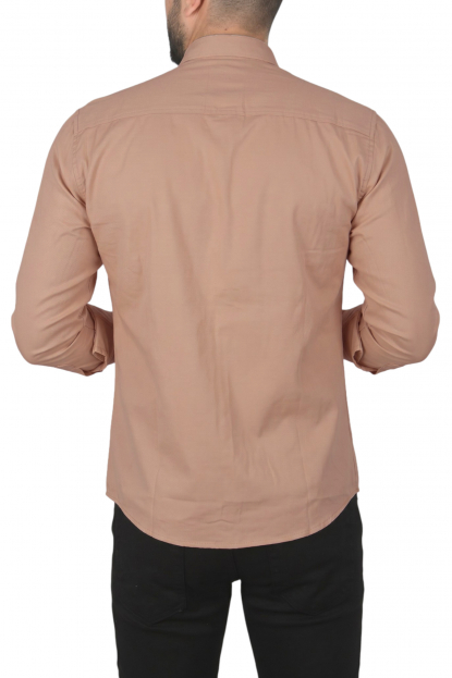 DeepSEA Slim Fit Dar Kesim Pamuklu Spor Gömlek Jakar Kumaş Likralı Gömlek 2500552