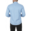 DeepSEA Slim Fit Dar Kesim Pamuklu Spor Gömlek Jakar Kumaş Likralı Gömlek 2500552
