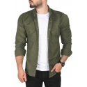 DeepSEA Slim Fit Dar Kesim Pamuklu Spor Gömlek Jakar Kumaş Likralı Gömlek 2500552