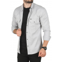 DeepSEA Slim Fit Dar Kesim Pamuklu Spor Gömlek Jakar Kumaş Likralı Gömlek 2500552
