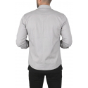 DeepSEA Slim Fit Dar Kesim Pamuklu Spor Gömlek Jakar Kumaş Likralı Gömlek 2500552