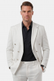 DeepSEA Slim Fit Gofre Dokulu Yazlık Spor Takım Elbise – Yarım Astarlı Likralı 2’li Kombin 2600820