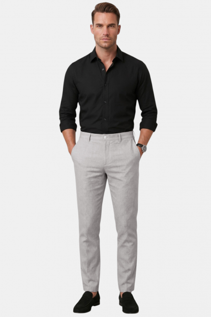 DeepSEA Erkek Modern Fit Likralı Kumaş Pantolon Günlük & Ofis Kullanımı 2600705