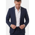 DeepSEA Kare Desenli Slim Fit Erkek Takım Elbise – Çift Düğme Çift Yırtmaç 2’li Takım 2600821