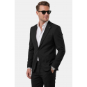 DeepSEA Kare Desenli Slim Fit Erkek Takım Elbise – Çift Düğme Çift Yırtmaç 2’li Takım 2600821