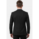 DeepSEA Kare Desenli Slim Fit Erkek Takım Elbise – Çift Düğme Çift Yırtmaç 2’li Takım 2600821