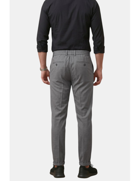 DeepSEA İtalyan Kesim Slim Fit Likralı Duble Paça Spor Pantolon 2602050