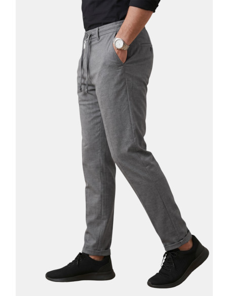 DeepSEA İtalyan Kesim Slim Fit Likralı Duble Paça Spor Pantolon 2602050