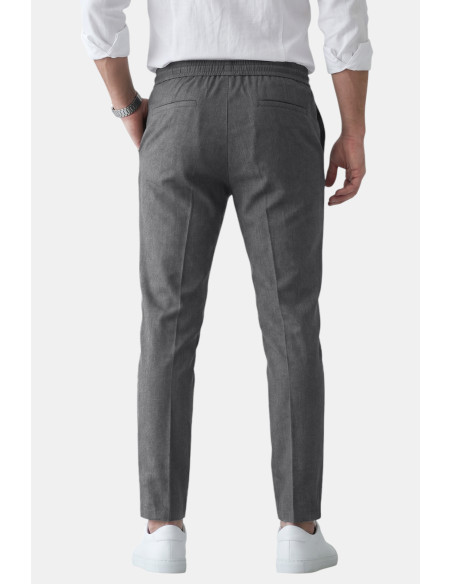 DeepSEA İtalyan Kesim Slim Fit Likralı Duble Paça Spor Pantolon 2602050