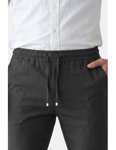 DeepSEA İtalyan Kesim Slim Fit Likralı Duble Paça Spor Pantolon 2602050