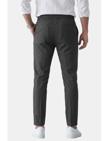DeepSEA İtalyan Kesim Slim Fit Likralı Duble Paça Spor Pantolon 2602050