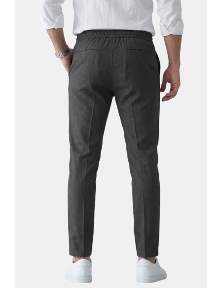 DeepSEA Slim Fit Beli Lastikli İpli Likralı Soft Touch Spor Pantolon 2601746
