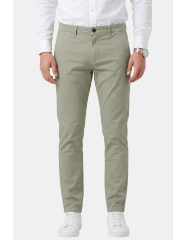DeepSEA Slim Fit Pamuklu Likralı Chino Spor Pantolon 2601745