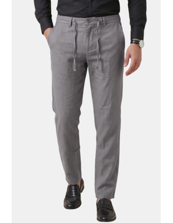 DeepSEA Slim Fit Likralı Keten Dokulu Pamuklu Erkek Pantolon – Nefes Alan Yazlık Modern Kesim 2600705 2