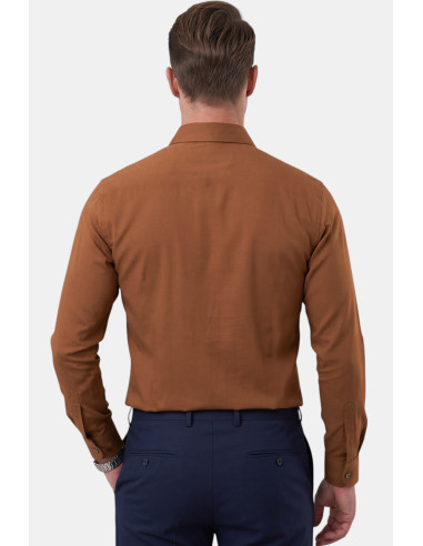 DeepSEA Slim Fit Kolay Ütülenebilir Açık Dik Yaka Likralı Erkek Gömlek 2602615