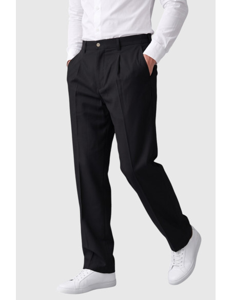 DeepSEA Baggy Fit Pileli Kumaş Pantolon – Likralı, Beli Lastikli Rahat Kesim Erkek Pantolon 2600920