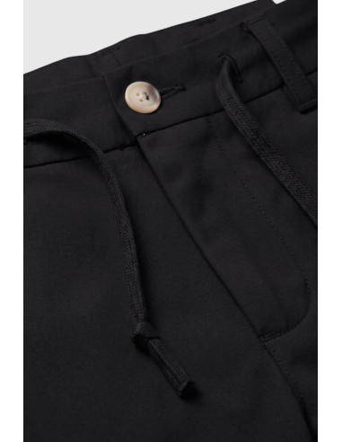DeepSEA Erkek Slim Fit İpli Kumaş Pantolon Dar Kesim Esnek Smart Casual 2601100