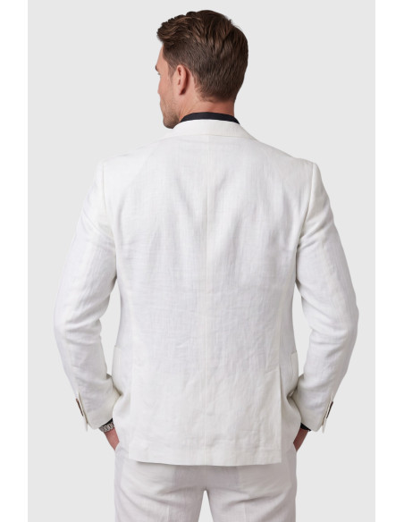 DeepSEA Slim Fit Gofre Dokulu Yazlık Spor Takım Elbise – Yarım Astarlı Likralı 2’li Kombin 2604007
