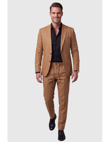 DeepSEA Slim Fit Gofre Dokulu Yazlık Spor Takım Elbise – Yarım Astarlı Likralı 2’li Kombin 2604007 2